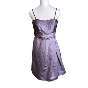 Vineyard Collection Lavender Purple Spaghetti Strap Mini Dress Size 2